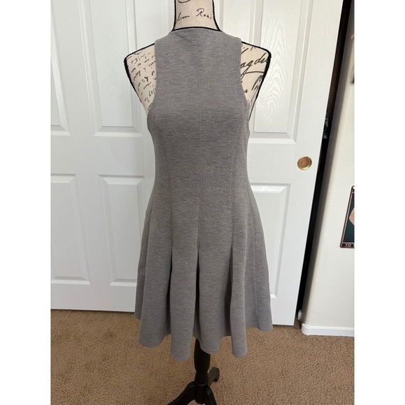 T by Alexander Wang Dresses & Skirts - T by Alexander Wang Grey Sleeveless Pleated Skater Mini Dress Medium